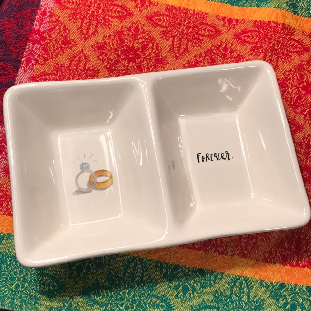 Rae Dunn “Forever” Trinket Tray
